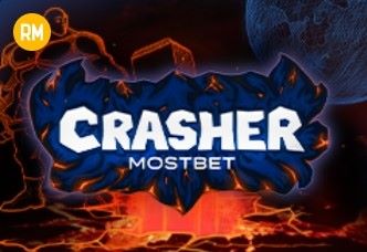 Vzrušující a akční obrázek hry 'Crasher Mostbet', který zdůrazňuje dynamiku a adrenalin tohoto titulu.